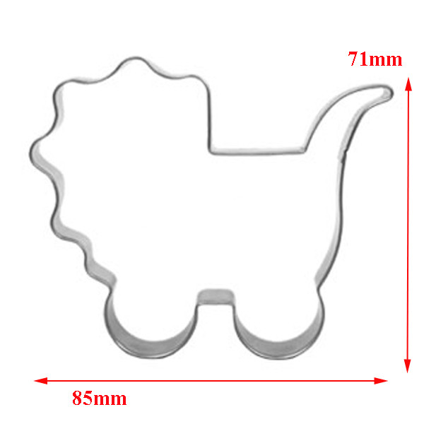 1vnt Baby Nipple drabužiai Onesie vežimėlio karūnėlė sausainių formelių metalinis rinkinys kepimo formeles konditerijos įrankis fondant torto biskvito formele