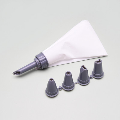 Koogikreem Kaunistuspüstoli komplekt Otsikud Lilletükk Ülikond Kondiitritooted DIY Küpsiste süstal Muffini magustoiduekstruuder Köögitööriist