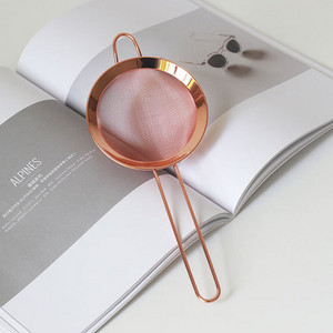 Konyhai rozsdamentes acél 8 cm-es lisztszita lisztszűrő szitapor kézi teaolajszűrő hálószűrő szita sütőeszközök