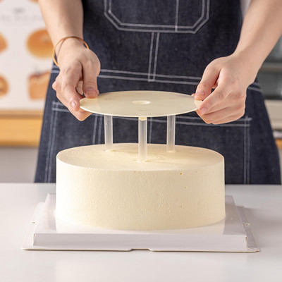 Πλαίσιο στήριξης κέικ πολλαπλών στρώσεων Πρακτικές βάσεις Φόρμα στρογγυλό επιδόρπιο Στήριγμα Spacer Piling στηρίγμα κουζίνας DIY Εργαλείο διακόσμησης κέικ