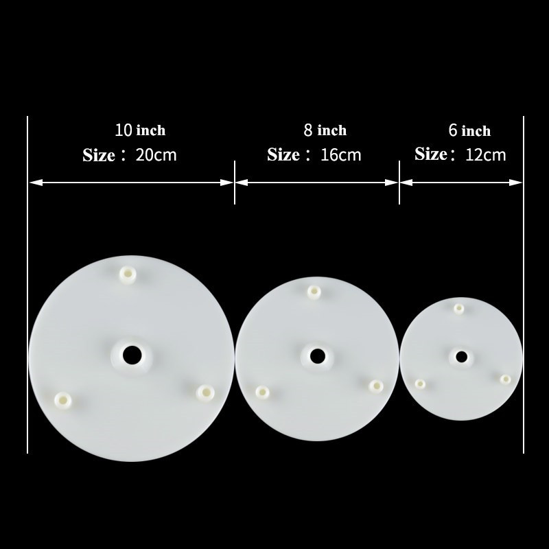 Daugiasluoksnis torto atraminis rėmas Praktiški stovai Formos apvalios deserto atramos tarpiklis, polių sudėjimo laikiklis Virtuvės „pasidaryk pats“ torto dekoravimo įrankis