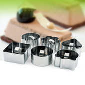 Inel de prăjitură din oțel inoxidabil pentru mousse pentru prăjituri Instrument pentru sushi Onigiri cu placă de împingere Formă antiaderență cu bile de orez Instrument pentru prăjituri pentru sushi