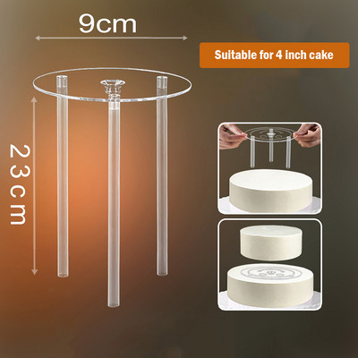 Daugiasluoksnis pyrago stovas, pakabinamas tarpiklis Torto pakopos atrama torto kaiščių strypų rinkinys 3 vnt.