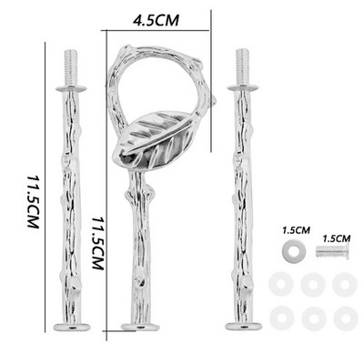 1 rinkinio torto lėkščių stovai, daugialypiai 2/3 pakopų lėkštės rankenos tvirtinimo aparatūros strypo įrankis torto lėkštės stovas Vestuvių gimtadienio tortų stovas