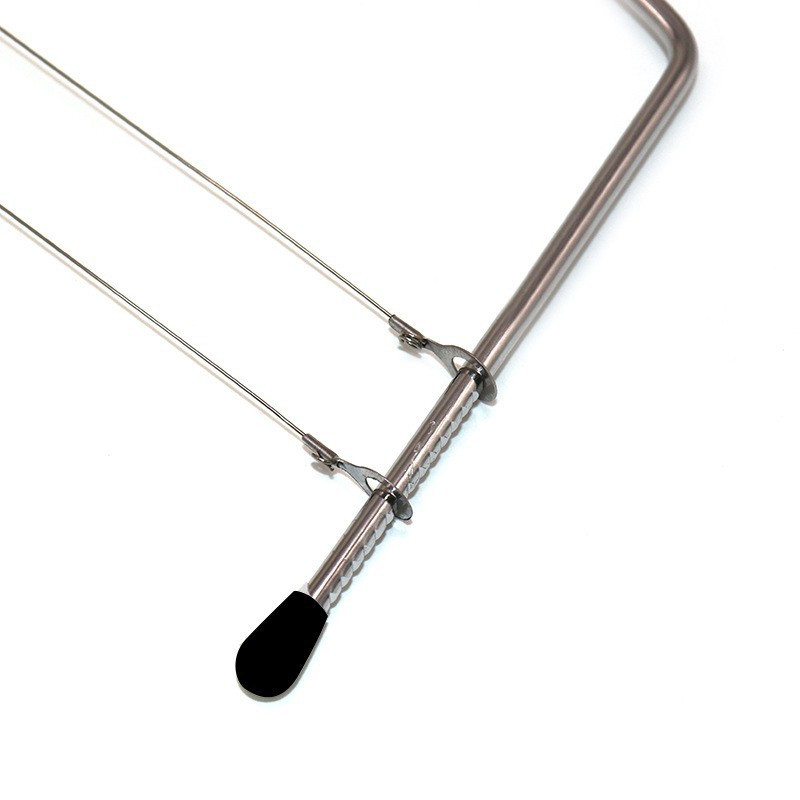 1 vnt. dviejų eilučių pyrago pjaustyklė Reguliuojama nerūdijančio plieno vielinė pyrago pjaustyklė Duonos skirstytuvas Virtuvės priedai Tortų kepimo įrankiai