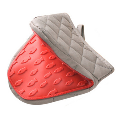 1vnt Silikoninis nuo nuplikimo orkaitės pirštinės pirštinės puodų laikiklis virtuvės silikoninės pirštinės padėklas indų dubens laikiklis krosnelė Handschoen rankų spaustukas