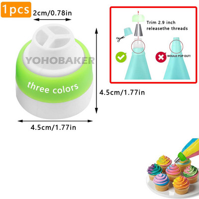 1GB Kvadrātveida kūkas dizaina krēma uzgaļi Konditorejas sprauslas Konditorejas glazūras cauruļvadu sprauslas Bico De Confeitar Fondant kūkas dekorēšanas rīki