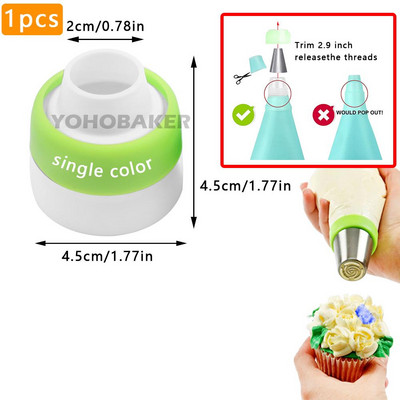 1GB Kvadrātveida kūkas dizaina krēma uzgaļi Konditorejas sprauslas Konditorejas glazūras cauruļvadu sprauslas Bico De Confeitar Fondant kūkas dekorēšanas rīki