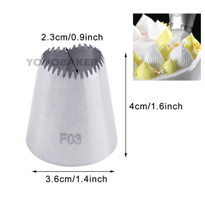 1GB Kvadrātveida kūkas dizaina krēma uzgaļi Konditorejas sprauslas Konditorejas glazūras cauruļvadu sprauslas Bico De Confeitar Fondant kūkas dekorēšanas rīki