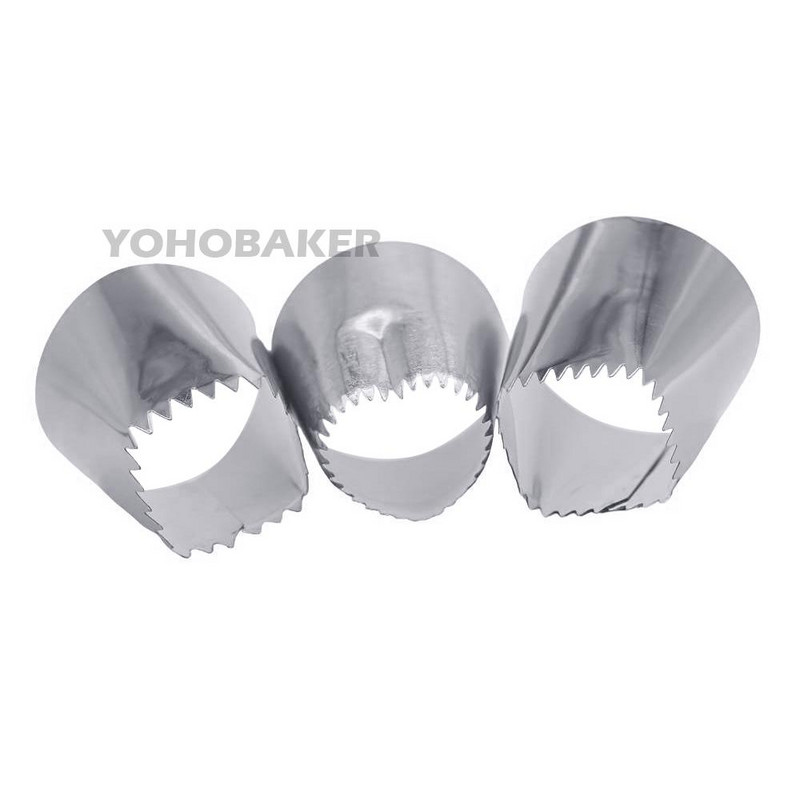 1GB Kvadrātveida kūkas dizaina krēma uzgaļi Konditorejas sprauslas Konditorejas glazūras cauruļvadu sprauslas Bico De Confeitar Fondant kūkas dekorēšanas rīki