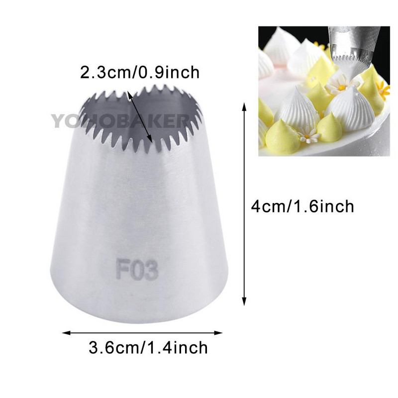 1GB Kvadrātveida kūkas dizaina krēma uzgaļi Konditorejas sprauslas Konditorejas glazūras cauruļvadu sprauslas Bico De Confeitar Fondant kūkas dekorēšanas rīki