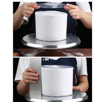 5/10/15/20/25 cm Στρογγυλοί ακρυλικοί δίσκοι κέικ DIY Art Blank Board Εργαλείο για κέικ Δίσκος βάσης για τούρτα Εργαλείο διακόσμησης Αξεσουάρ ψησίματος