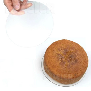5/10/15/20/25 cm Στρογγυλοί ακρυλικοί δίσκοι κέικ DIY Art Blank Board Εργαλείο για κέικ Δίσκος βάσης για τούρτα Εργαλείο διακόσμησης Αξεσουάρ ψησίματος