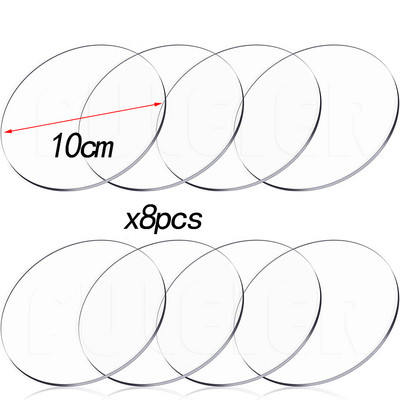 5/10/15/20/25 cm apvalūs akriliniai tortų diskai „pasidaryk pats“ meniniai lentos pyrago įrankių padėklai, stovas torto viršaus dekoravimo įrankis, kepimo priedai