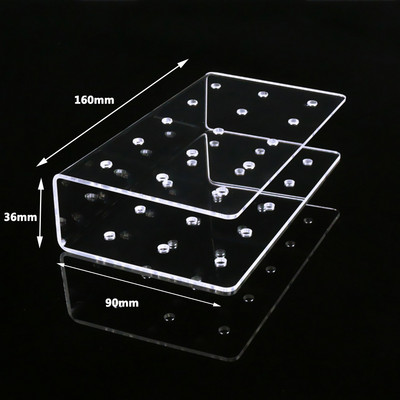 Naujas skaidrus 15 skylių stačiakampis tortų vakarėlio laikiklis Stovas Ledinukų saldainių laikiklis Vestuvių vakarėliui