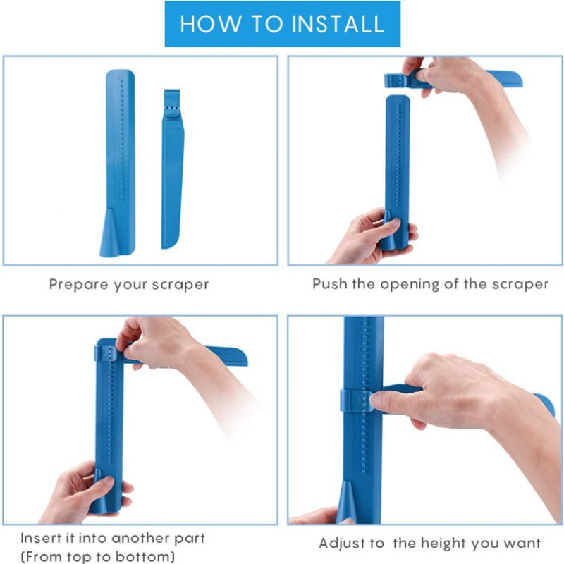 Tortų gremžtukas Reguliuojamas glotnesnis Fondanto mentelės Torto krašto lygesnis kremo išlyginimo įtaisas „pasidaryk pats“ kepimo įrankiai Tortai tešlos mentelė
