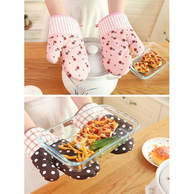 1vnt karštos orkaitės pirštinės kepimui nuo karšto pirštinės, mikrobangų krosnelės izoliacijos kilimėlis, kepimo virtuvės įrankiai