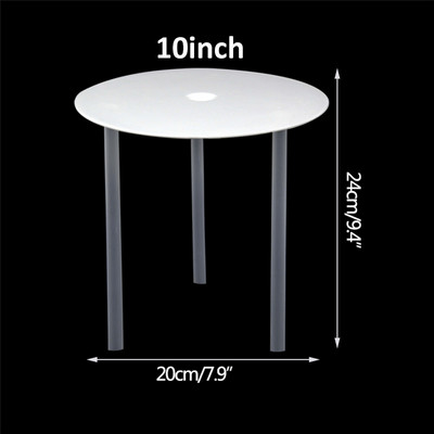 6/8/10 collu daudzslāņu kūku statīvs Kāzu dzimšanas dienas konditorejas kūkas atbalsta rāmis apaļš blīvējums Ziemassvētku ballīšu dekors Cepšanas rīki DIY