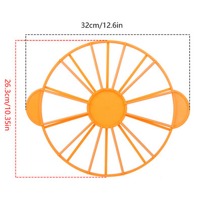 10/12 šķēles kūkas vienādu porciju griezējs apaļš maizes kūkas putas dalītājs šķēles marķieris cepšana mājsaimniecības virtuves piederumiem