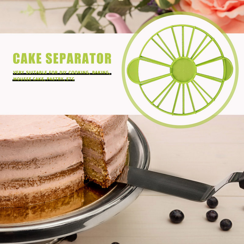 10/12 šķēles kūkas vienādu porciju griezējs apaļš maizes kūkas putas dalītājs šķēles marķieris cepšana mājsaimniecības virtuves piederumiem