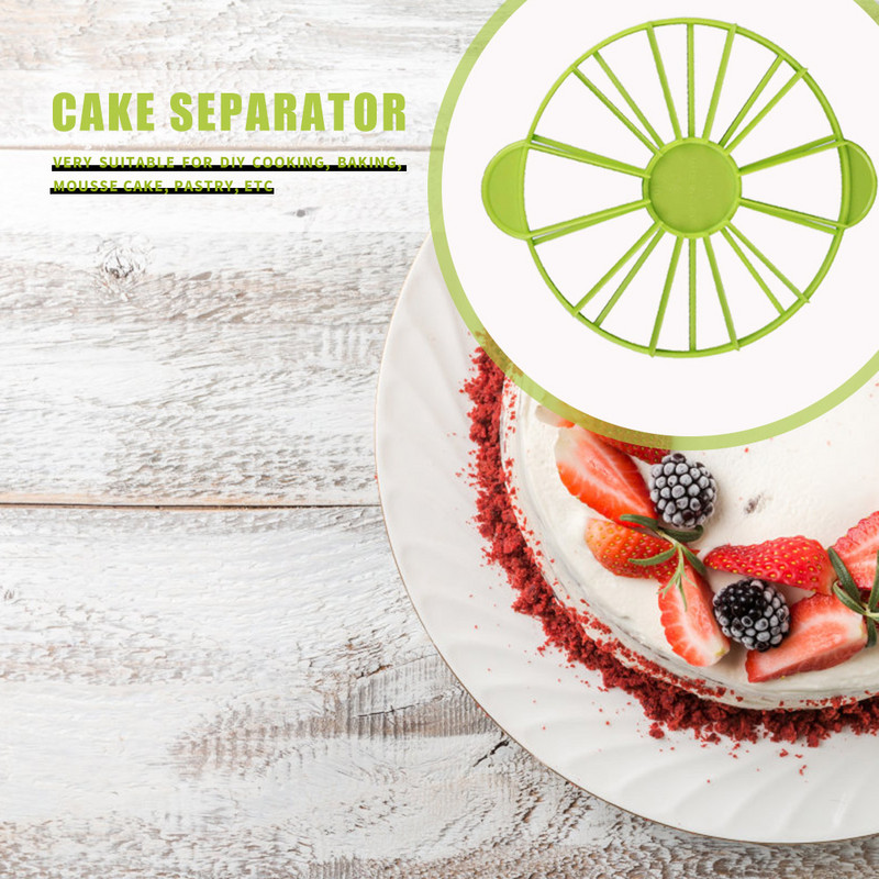 10/12 šķēles kūkas vienādu porciju griezējs apaļš maizes kūkas putas dalītājs šķēles marķieris cepšana mājsaimniecības virtuves piederumiem