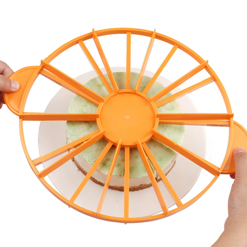 10/12 šķēles kūkas vienādu porciju griezējs apaļš maizes kūkas putas dalītājs šķēles marķieris cepšana mājsaimniecības virtuves piederumiem