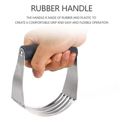 1 vnt Profesionalus konditerijos pjaustytuvas su peiliukais Virtuvės priedai Sviesto maišytuvas nerūdijančio plieno kepimo tešlos pjaustytuvas Home Cocina