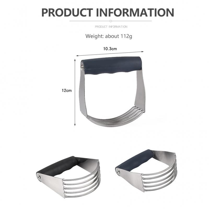 1 vnt Profesionalus konditerijos pjaustytuvas su peiliukais Virtuvės priedai Sviesto maišytuvas nerūdijančio plieno kepimo tešlos pjaustytuvas Home Cocina