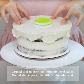 Ακρυλικοί στρογγυλοί δίσκοι κέικ Ψηλοί διπλό βαρέλι Κέικ Ακρυλικό Δίσκο DIY Art Blank Board Topper Cake Baking Cake Εργαλείο διακόσμησης