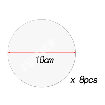 Akrila apaļie kūku diski gari dubultmucas kūkas akrila diska slānis DIY Art tukšs dēļu kūkas topper cepšanas kūkas dekorēšanas rīks