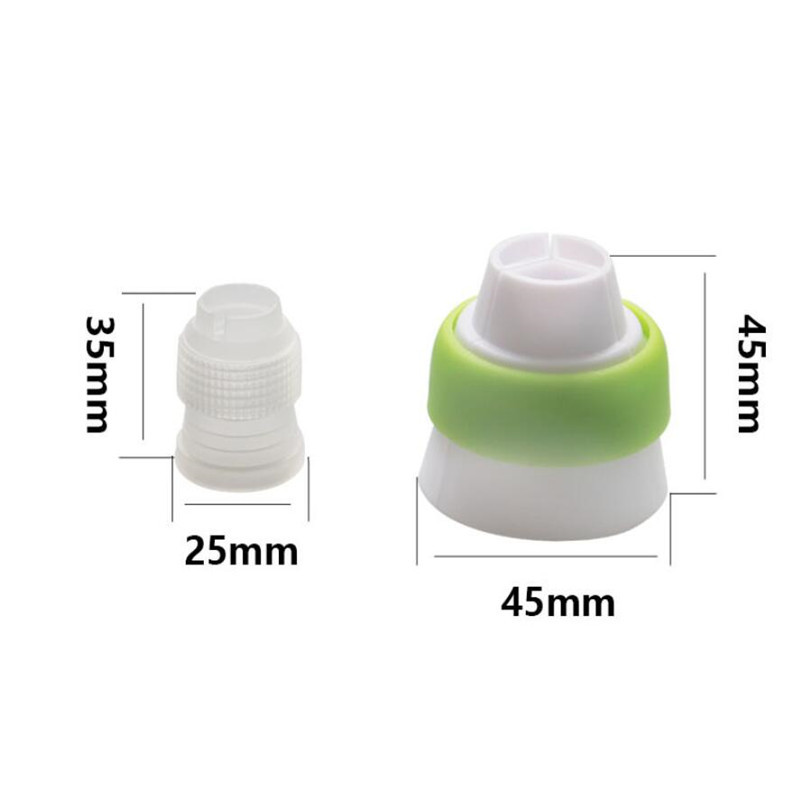 8-14 gab. Konditorejas maisiņu komplekts un nerūsējošā tērauda kūku uzgalis virtuves piederumi maizes konditorejas izstrādājumu dekorēšanai