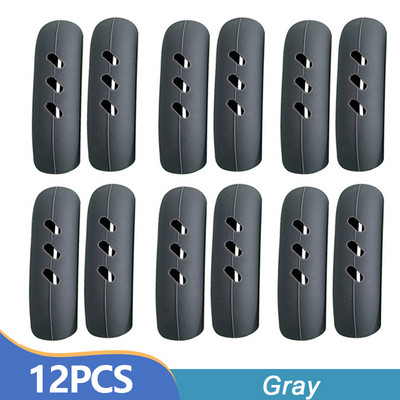 2/4/6 gab. Silikona pannas roktura vāka siltumizolācijas vāki katla ausu klipsis Neslīdošs tvaikonis kastroļa pannas roktura turētāja virtuves rīks