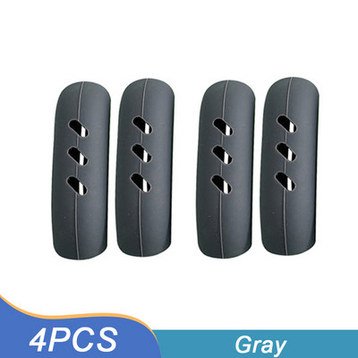 2/4/6 gab. Silikona pannas roktura vāka siltumizolācijas vāki katla ausu klipsis Neslīdošs tvaikonis kastroļa pannas roktura turētāja virtuves rīks