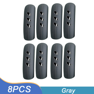 2/4/6 gab. Silikona pannas roktura vāka siltumizolācijas vāki katla ausu klipsis Neslīdošs tvaikonis kastroļa pannas roktura turētāja virtuves rīks