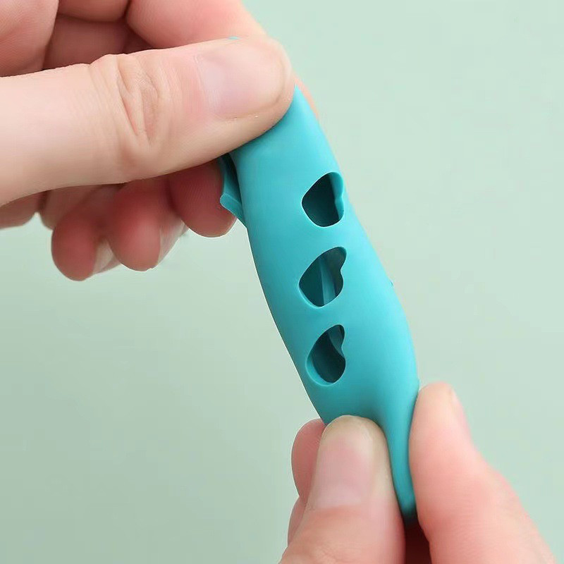 2/4/6 gab. Silikona pannas roktura vāka siltumizolācijas vāki katla ausu klipsis Neslīdošs tvaikonis kastroļa pannas roktura turētāja virtuves rīks