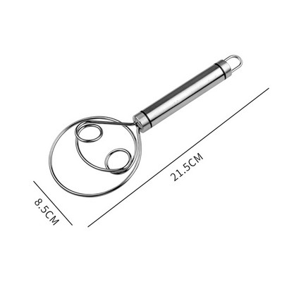 Nerūdijančio plieno daniškas tešlos šluoteles miltų šluoteles virtuvės tešlos šluotelės maišytuvas trintuvas Duonos gaminimo įrankiai pyrago kepimui picos maišymui