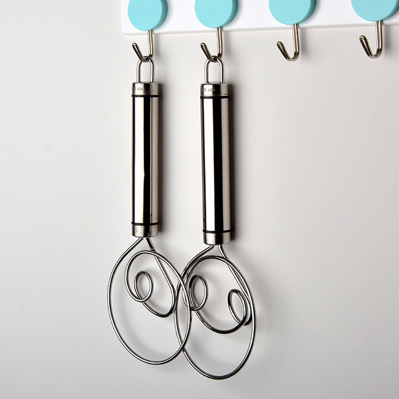 Nerūdijančio plieno daniškas tešlos šluoteles miltų šluoteles virtuvės tešlos šluotelės maišytuvas trintuvas Duonos gaminimo įrankiai pyrago kepimui picos maišymui