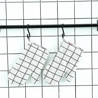 2gab Marmora apdruka Virtuves cepeškrāsns cimdu cimdu spilventiņš Plaids Mikroviļņu krāsns pretkarstuma izolācijas paklājiņš Cepšanas gatavošanas rīki Piederumi Dekors