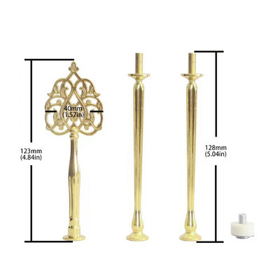 3 pakāpju kroņa formas augļu kūku šķīvju plaukta statīvs, sakausējums, rokturis, konfektes, augļi, kūkas, deserti, kāzu ballīte dzimšanas diena