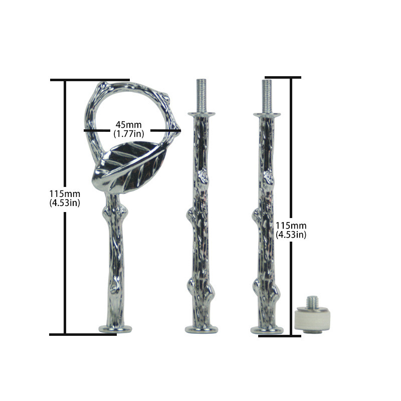 3 pakāpju kroņa formas augļu kūku šķīvju plaukta statīvs, sakausējums, rokturis, konfektes, augļi, kūkas, deserti, kāzu ballīte dzimšanas diena