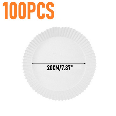 Air Trays Liner Fryer Airfryer Paper Fryer for Air Cooking Paper Αδιάβροχο χαρτί ψησίματος μιας χρήσης