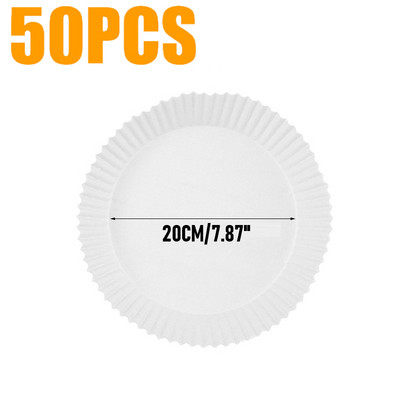 Air Trays Liner Fryer Airfryer Paper Fryer for Air Cooking Paper Αδιάβροχο χαρτί ψησίματος μιας χρήσης