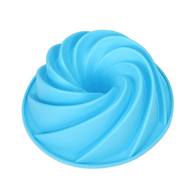 10 tortaformában lévő szilikon tortaforma, nem tapadós tortaforma boldog születésnapot spirális kialakítással, torta zselés kenyér születésnapi partihoz