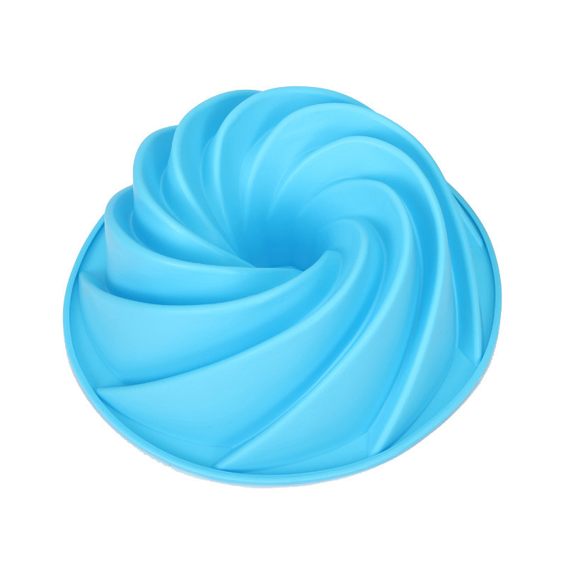 10 tortaformában lévő szilikon tortaforma, nem tapadós tortaforma boldog születésnapot spirális kialakítással, torta zselés kenyér születésnapi partihoz