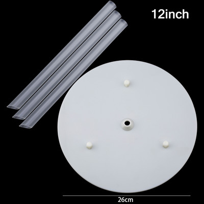 Daudzslāņu kūku pāļu kronšteins atbalsta rāmis Praktiski kūku statīvi apaļi desertu gatavošanas dekoru rīki