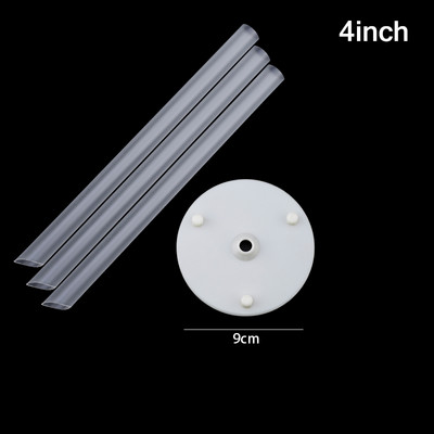 Daudzslāņu kūku pāļu kronšteins atbalsta rāmis Praktiski kūku statīvi apaļi desertu gatavošanas dekoru rīki