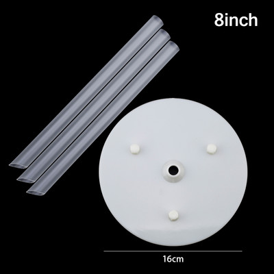 Daudzslāņu kūku pāļu kronšteins atbalsta rāmis Praktiski kūku statīvi apaļi desertu gatavošanas dekoru rīki