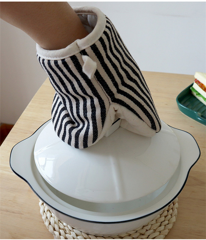 1 gab. Izolācijas cimdi Mikroviļņu krāsns cimdi dūraiņi Kokvilnas katlu turētājs virtuve cepeškrāsns cimdi dūraiņi Handschoen rokas saspraude