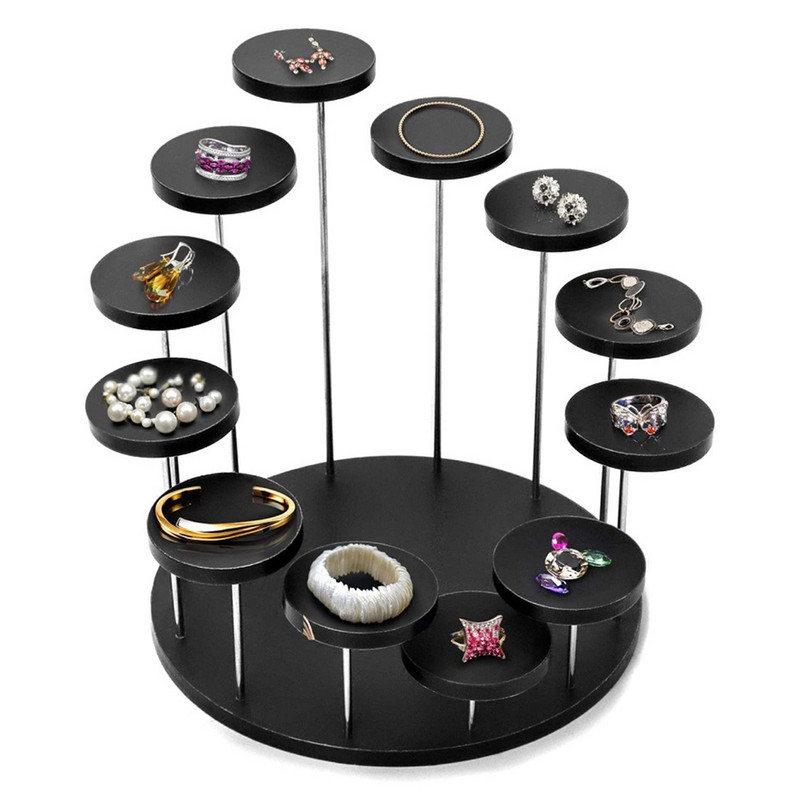 Kēksu statīvs akrila displejs daudzslāņu rotaslietu statīvs kūku desertu statīvs apaļā galda turētājs kāzu dzimšanas dienas ballītes noformējums