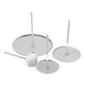 Rozsdamentes acél cső Köröm Torta Sütés Csőtartó állványok Eszközök Torta Virág Körmök Alsó tálca Díszítés Barkács tészta Konyhai eszközök